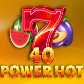 40 Power Hot online game logo by Amusnet Interactive on spinfinn.es
